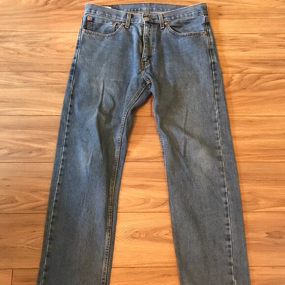 Levi Strauss & Co Men's Blue Jeans 505 W34 L30 **** - Picture 1 of 7